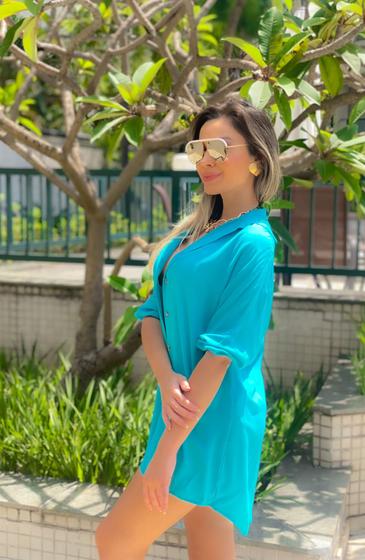 Camisão Saída De Praia Chemise Cores Do Verão Ariel Menor preço em Camisão Saída De Praia Chemise Cores Do Verão Ariel