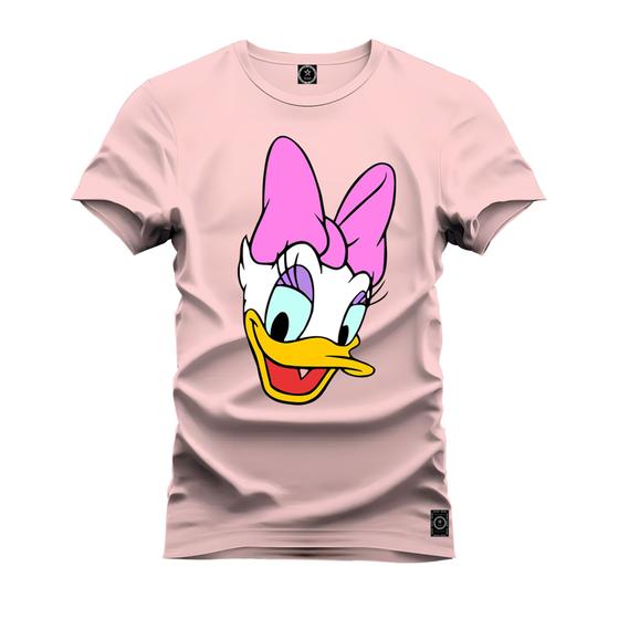 Imagem de Camiseta 100% Algodão Confortável Premium Estampada Mulher Donald