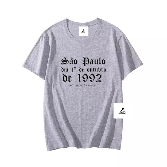 Imagem de Camiseta 100% Algodão Diário de Um Detento Racionais Mc's Rapper Blusa Unissex