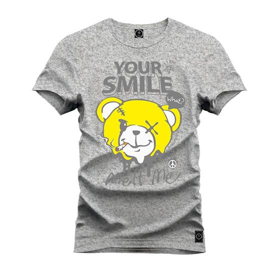 Imagem de Camiseta 100% Algodão Premium Estampada Your Smile