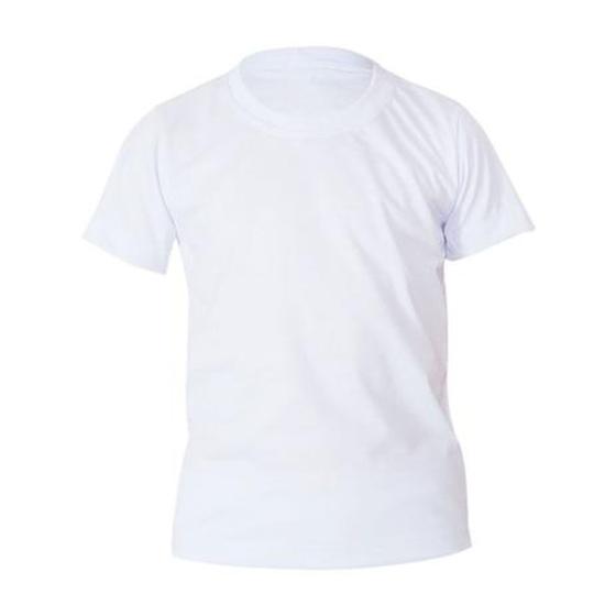 Imagem de Camiseta 100% poliester branca - anti pilling