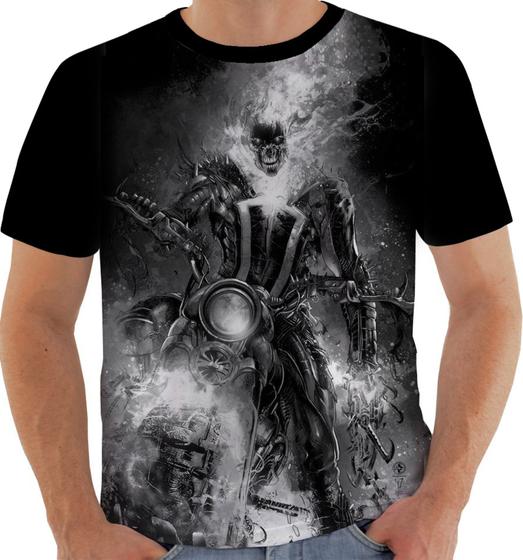 Ghost Rider - Camiseta Para Hombre (Negro) | En Línea