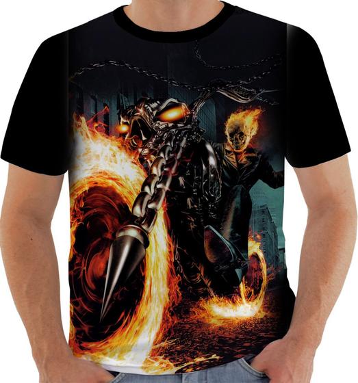 Imagem de Camiseta  10446 Motoqueiro Fantasma Ghost Rider