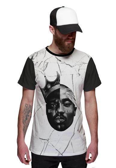 Imagem de Camiseta 2pac Shakur Tupac Swag Branca Thug Life