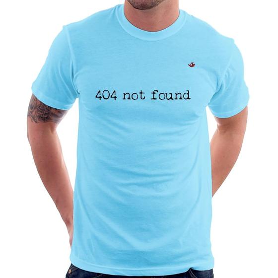 Imagem de Camiseta 404 not found - Foca na Moda