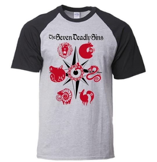 Imagem de Camiseta 7 Pecados Capitais Seven Deadly Sins