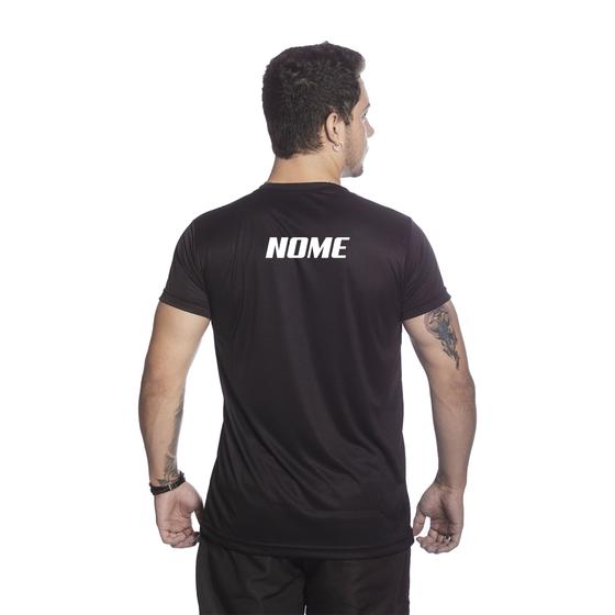 Imagem de Camiseta Academia Personalizada com Seu Nome Dryfit para Treino