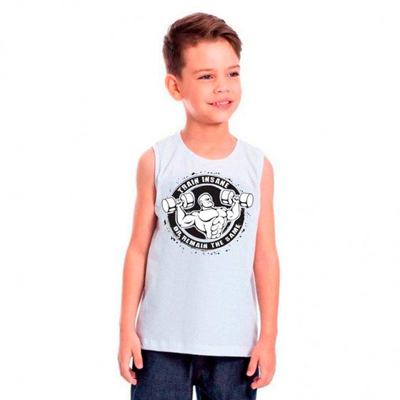 Imagem de Camiseta academia treino fitness infantil05