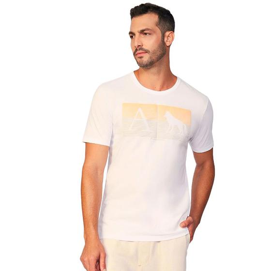 Imagem de Camiseta Acostamento Casual Pr25 Branco Masculino