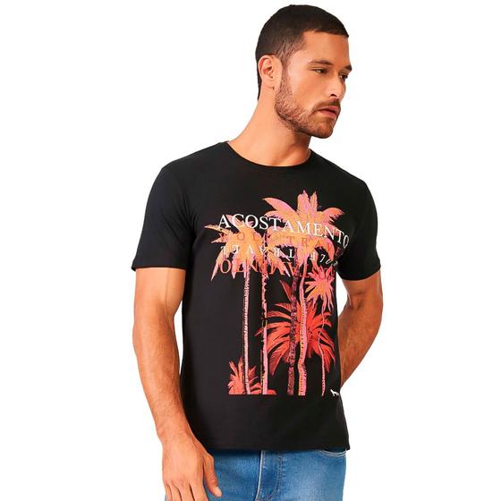 Imagem de Camiseta Acostamento Oasis P24 Preto Masculino