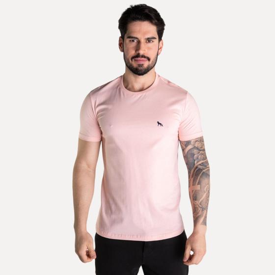 Imagem de Camiseta Acostamento Wolf Casual Rosa