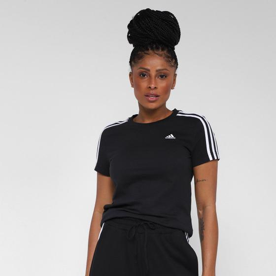 Imagem de Camiseta Adidas 3 Listras Feminina