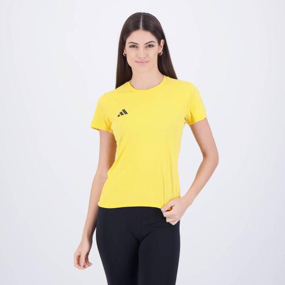 Imagem de Camiseta Adidas Adizero Essentials Feminina Amarela