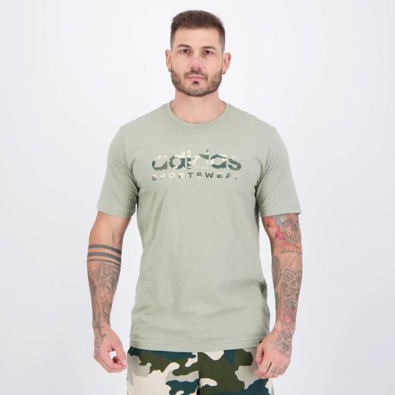 Imagem de Camiseta Adidas Camo Cinza