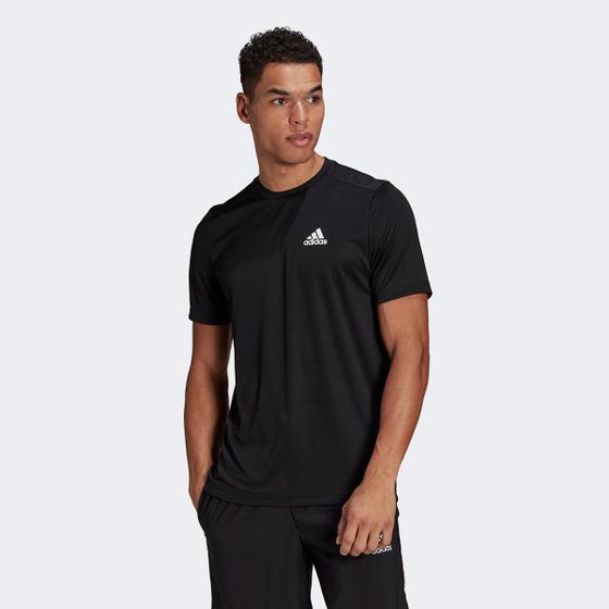 Imagem de Camiseta Adidas D2M Plain Masculina