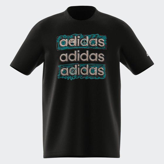 Imagem de Camiseta Adidas Doodle Manga Curta Masculina