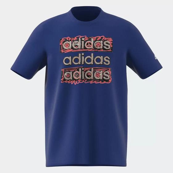 Imagem de Camiseta Adidas Doodle Manga Curta Masculina