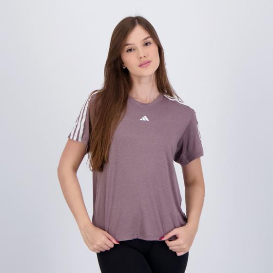 Imagem de Camiseta Adidas Essentials 3 Listras Feminina