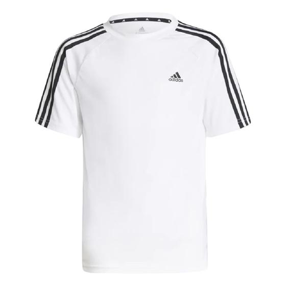 Imagem de Camiseta Adidas Essentials 3 Stripes Aeroready - Branco