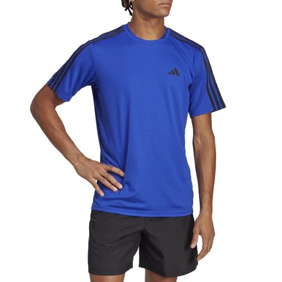 Camiseta Adidas Masculina Treino Train Essentials 3-Stripes Menor preço em Camiseta Adidas Masculina Treino Train Essentials 3-Stripes