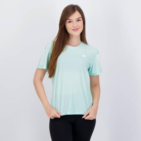 Imagem de Camiseta Adidas Own The Run Base Feminina Verde