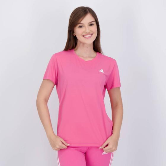 Imagem de Camiseta Adidas Own The Run Basic Feminina Rosa