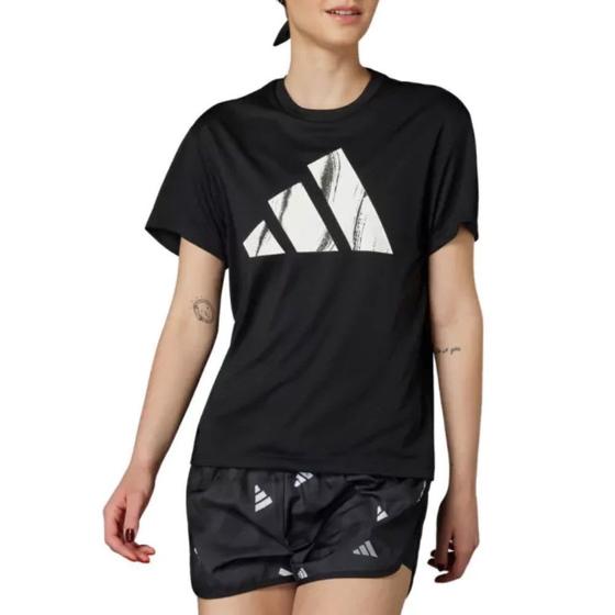 Imagem de Camiseta Adidas Run It Feminina - Preta