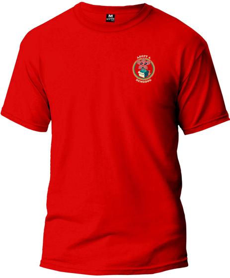 Imagem de Camiseta Adopt a  Demodog Classic Masculina e Feminina 100% Algodão Primeira Linha Gola Redonda