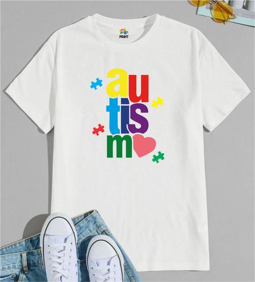 Imagem de Camiseta Adulto Autismo Est. 1.20 - Autista Zlprint