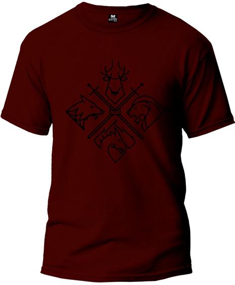 Imagem de Camiseta Adulto Escudo Games Off T. Masculina Tecido Premium 100% Algodão Manga Curta Fresquinha