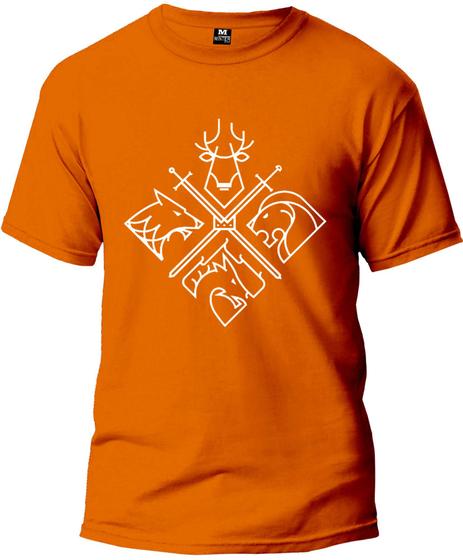 Imagem de Camiseta Adulto Escudo Games Off T. Masculina Tecido Premium 100% Algodão Manga Curta Fresquinha