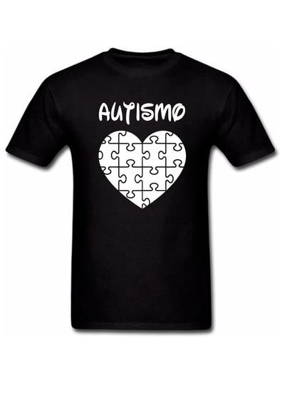 Imagem de Camiseta adulto infantil unissex espectro autismo autista