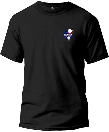 Imagem de Camiseta Adulto Nasa Astronauta Classic Masculina Tecido Premium 100% Algodão Manga Curta Fresquinha