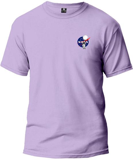 Imagem de Camiseta Adulto Nasa Astronauta Classic Masculina Tecido Premium 100% Algodão Manga Curta Fresquinha