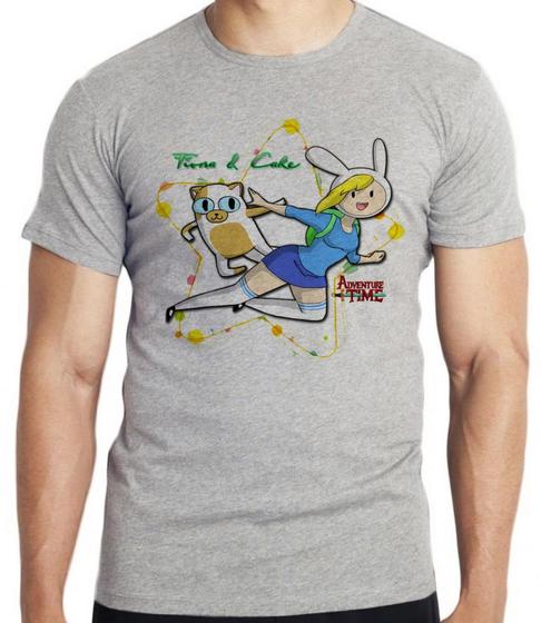 Imagem de Camiseta Adventure Time Fiona Cake Blusa criança infantil juvenil adulto camisa tamanhos