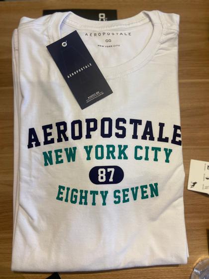 Imagem de Camiseta Aeropostale tamanho GG cor branco