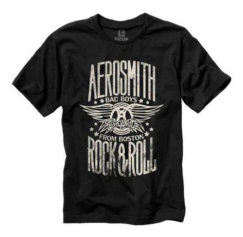 Imagem de Camiseta Aerosmith Rock N Roll Camiseta De Bandas Rock