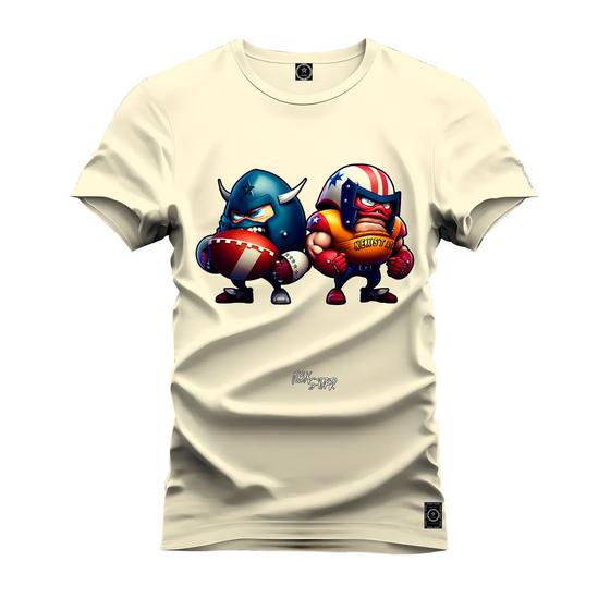 Imagem de Camiseta Agodão T-Shirt Unissex Premium Macia Estampada Minnes Americano