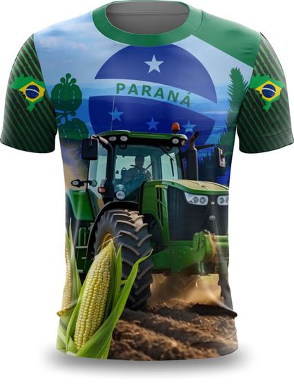 Imagem de Camiseta Agro Paraná Brasil Roça