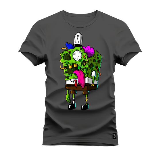 Imagem de Camiseta Algodão 30.1 Premium Estampada Bob Zumbi