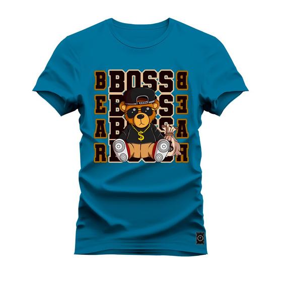 Imagem de Camiseta Algodão 30.1 Premium Estampada Boss Chave