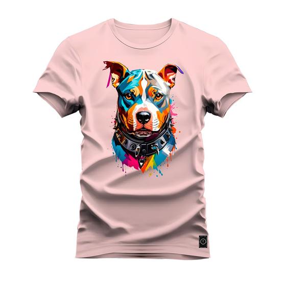 Imagem de Camiseta Algodão 30.1 Premium Estampada Dog Olhar Colors