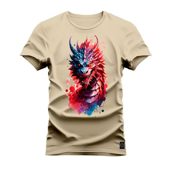 Imagem de Camiseta Algodão 30.1 Premium Estampada Dragon Furia