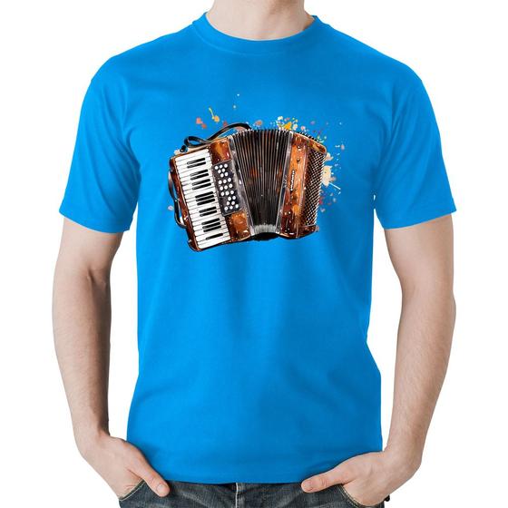 Imagem de Camiseta Algodão Acordeon Sanfona - Foca na Moda