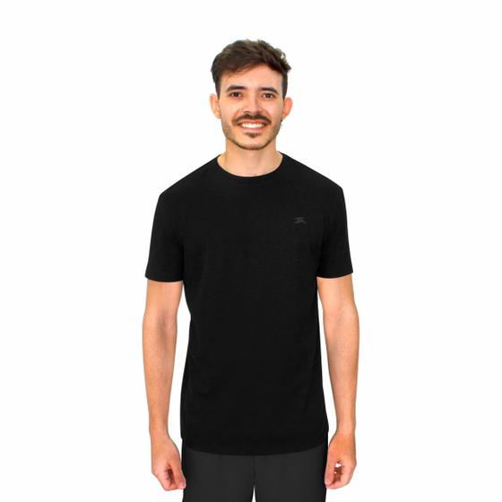 Imagem de Camiseta Algodão Basic Muvin Masculina - Treino Academia Manga Curta - Malha Confortável com Elastano