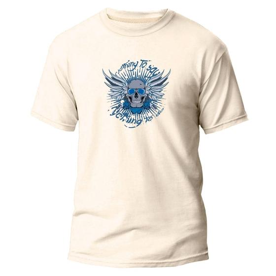 Imagem de Camiseta Algodão Básica Premium Estampa Digital Gótico Blue