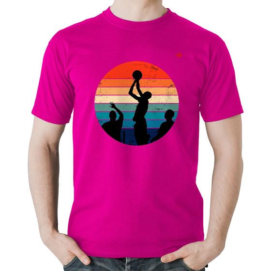 Imagem de Camiseta Algodão Basquete Vintage Sunset - Foca na Moda