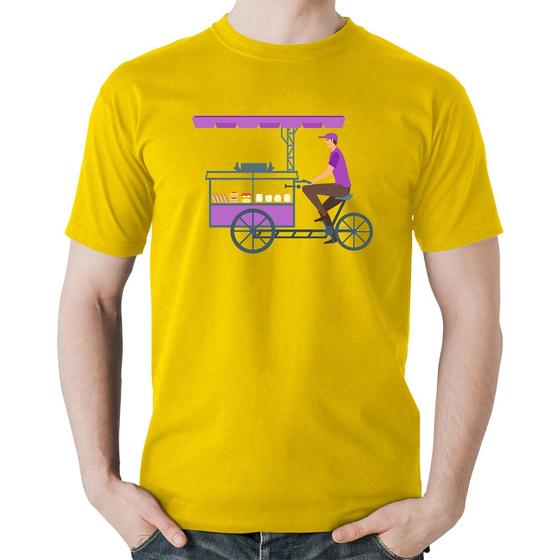 Imagem de Camiseta Algodão Bike Food - Foca na Moda