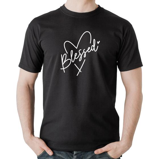 Imagem de Camiseta Algodão Blessed Heart - Foca na Moda