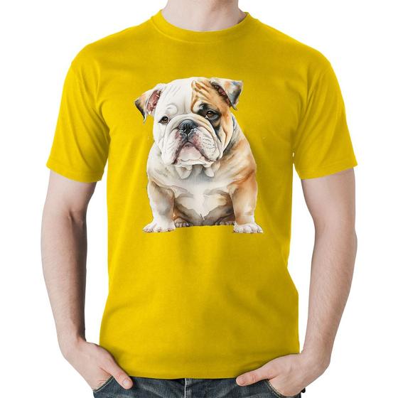 Imagem de Camiseta Algodão Bulldog-Inglês - Foca na Moda